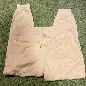 Light Pink Lululemon Dance Studio Joggers